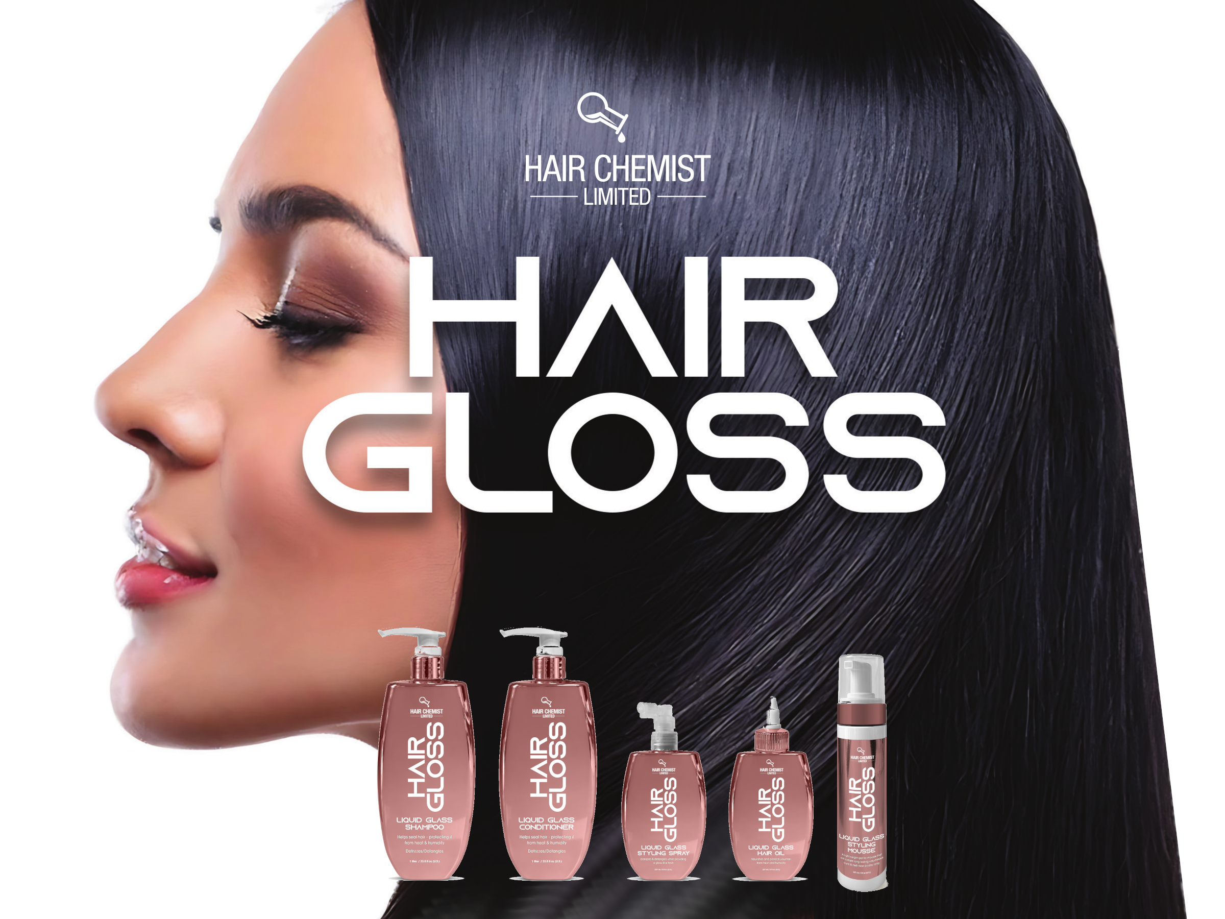 Hair Chemist Hair Gloss Liquid Glass Collection