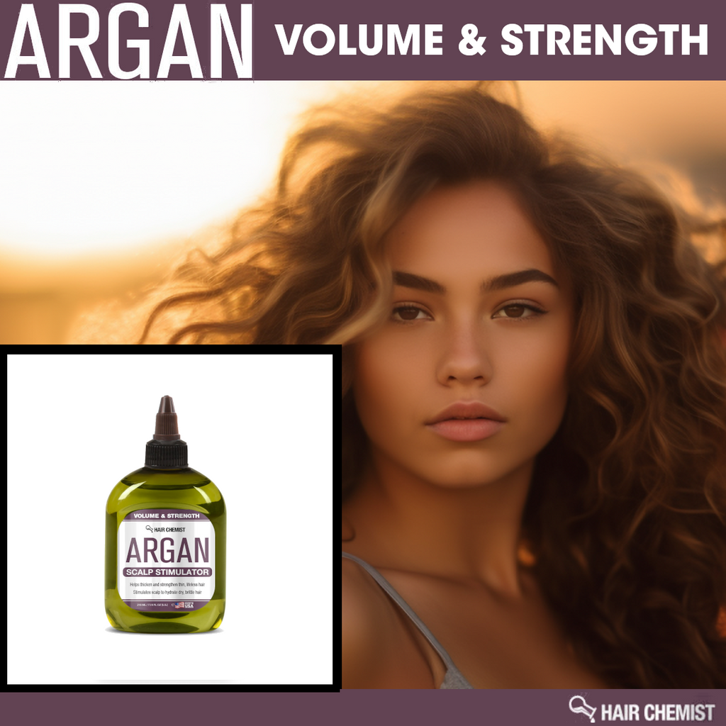 Hair Chemist Volume & Strength Argan Scalp Stimulator 7.1 Ounces.