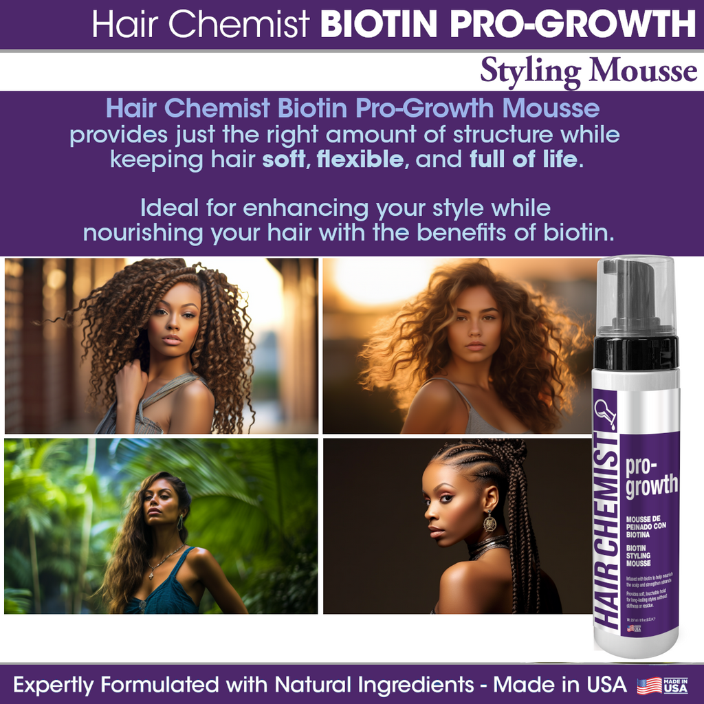 Hair Chemist Biotin Styling Mousse 8 oz.
