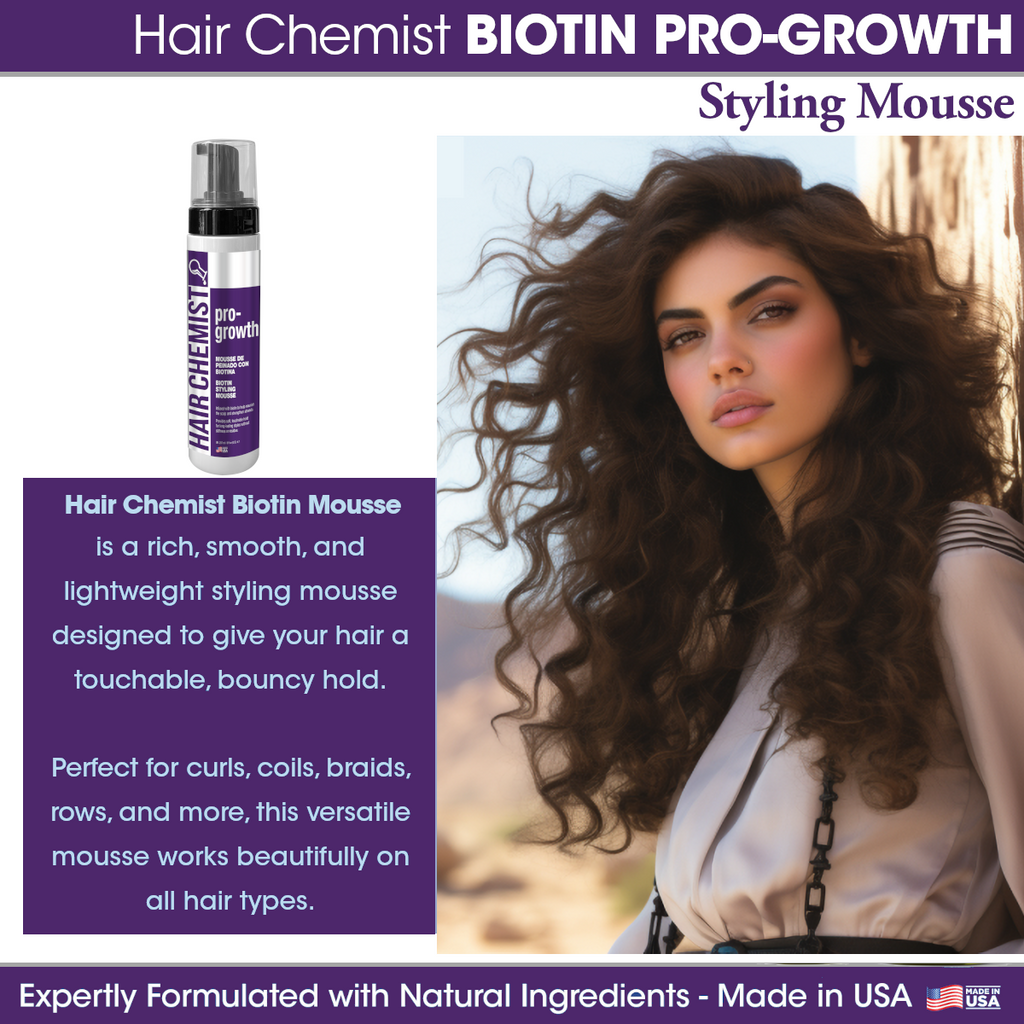 Hair Chemist Biotin Styling Mousse 8 oz.