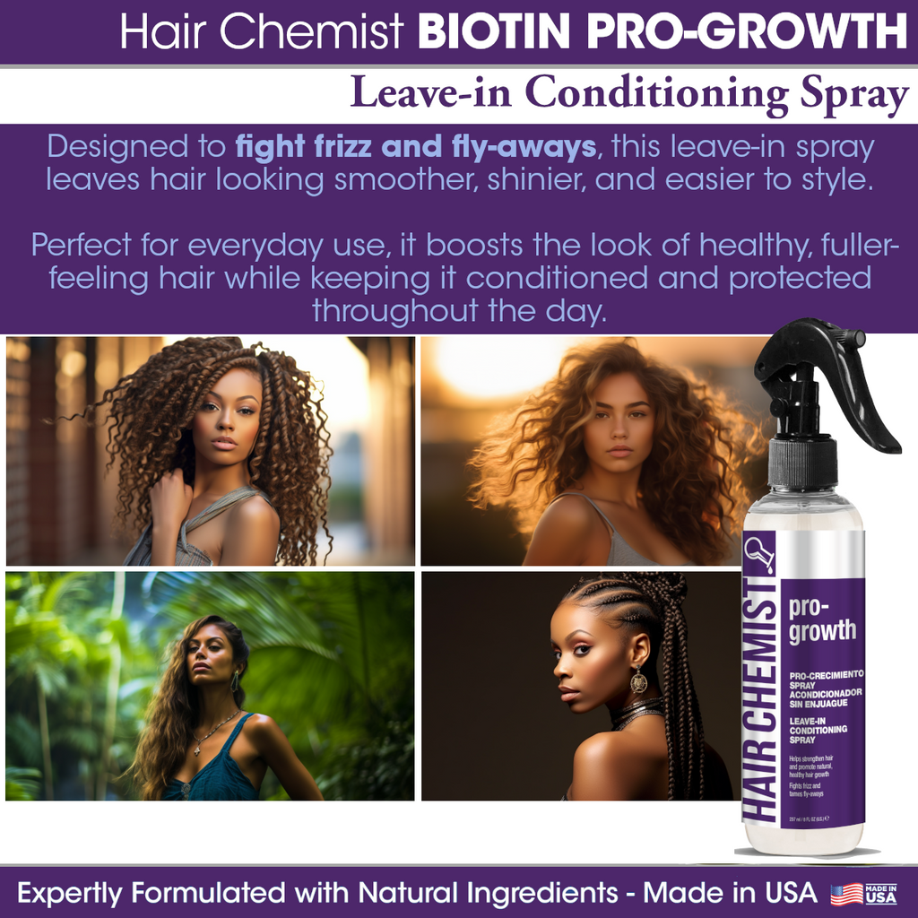 Hair Chemist Pro-Growth Leave in Conditioning Spray 8 oz.