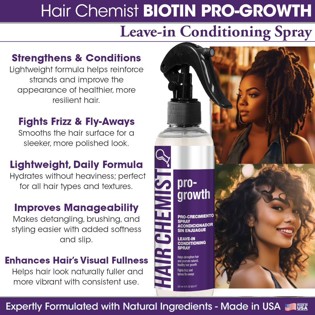Hair Chemist Pro-Growth Leave in Conditioning Spray 8 oz.