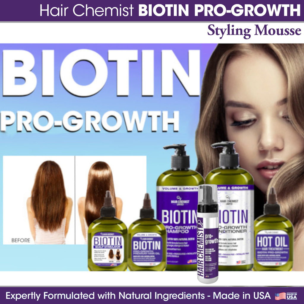 Hair Chemist Biotin Styling Mousse 8 oz.