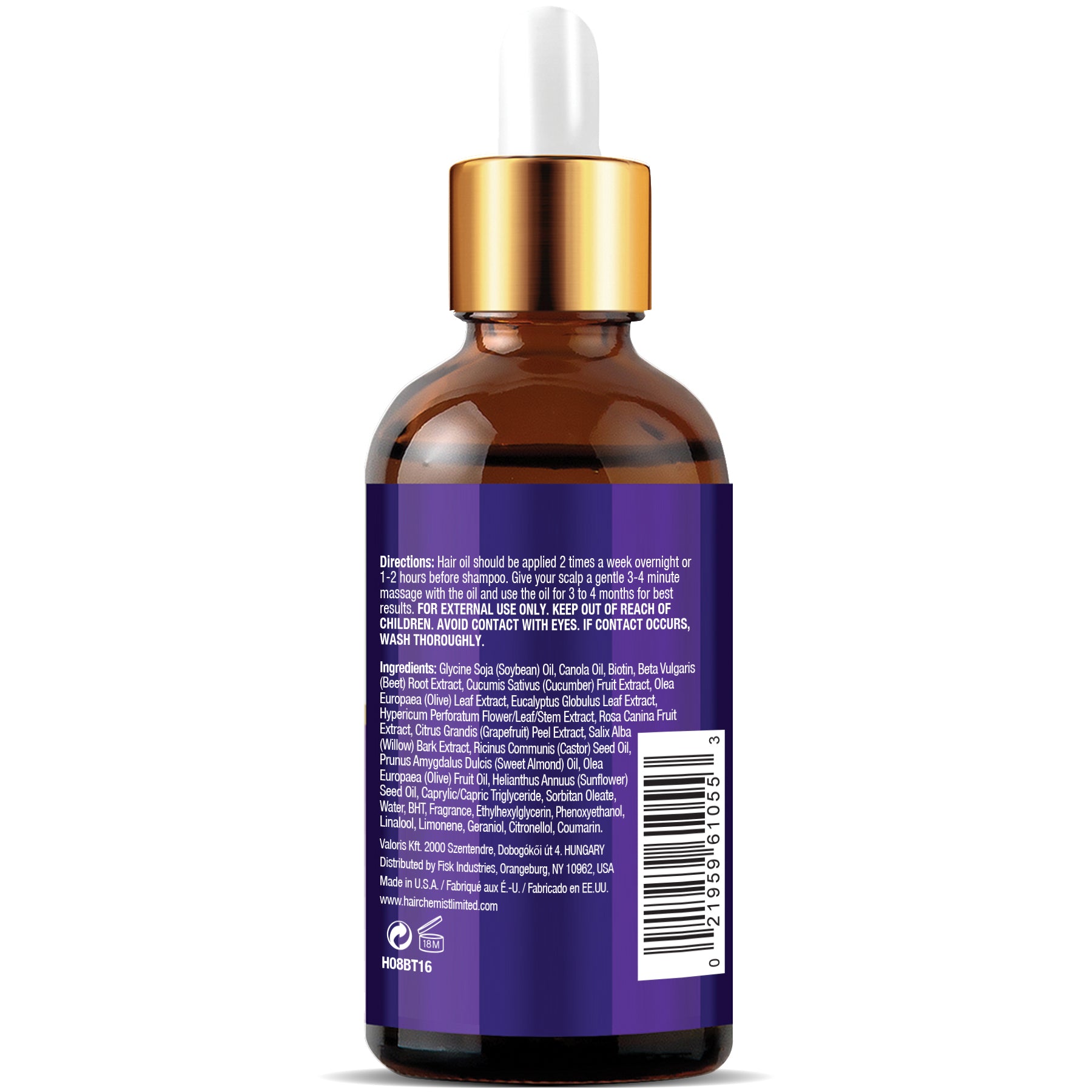 Hair Chemist Biotin Strengthening Hair Oil 1.65 oz.