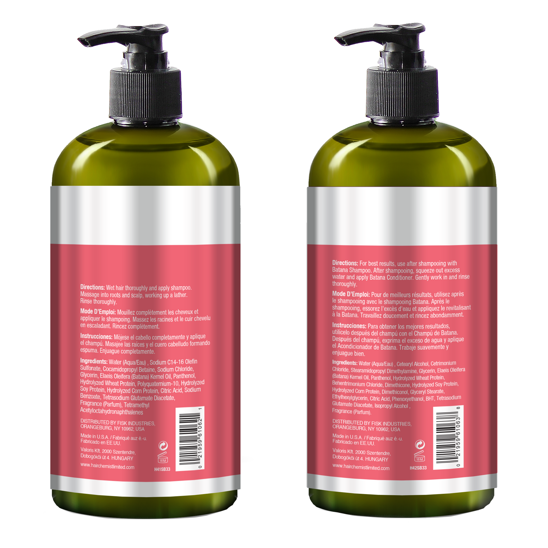 Hair Chemist Strength & Growth Batana Oil Shampoo 33.8 oz. & Conditioner 33.8oz. (2-PC Set)