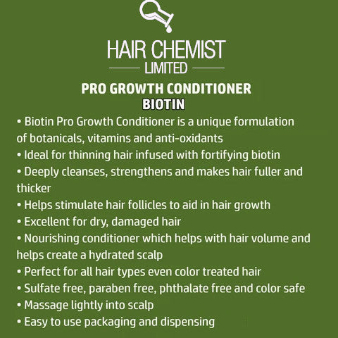 Hair Chemist Pro-Growth Conditioner with Biotin 33.8 oz.