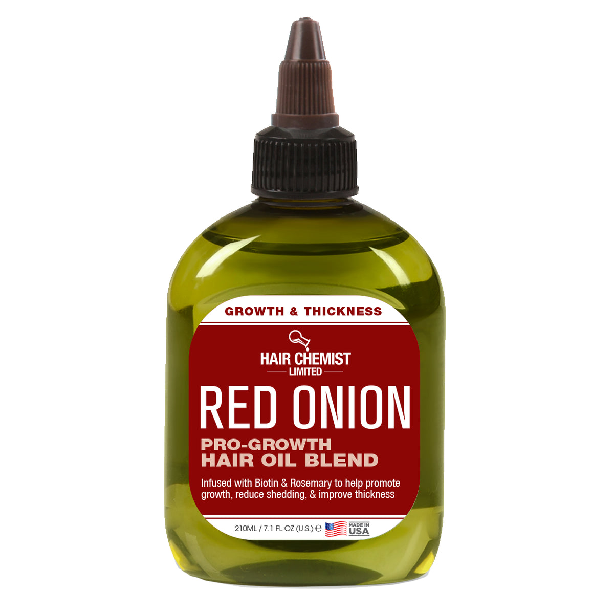 Hair Chemist Growth & Thickness Red Onion Pro-Growth Hair Oil Blend 7.1 oz.