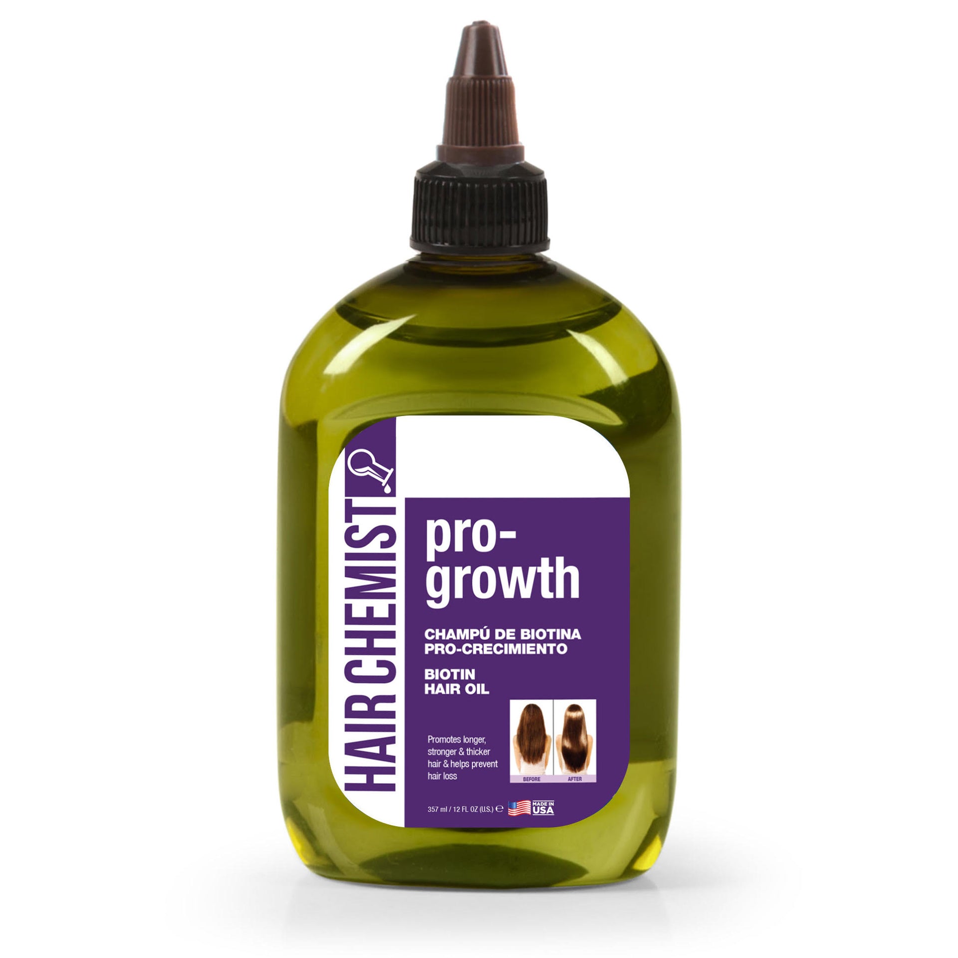 Hair Chemist Pro-Growth Biotin Hair Oil 12 oz.