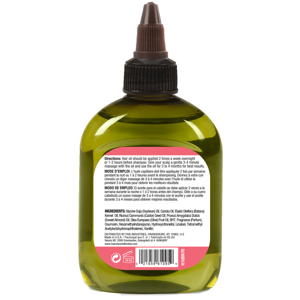 Hair Chemist Batana Strengthening Premium Hair Oil 7.1 oz.