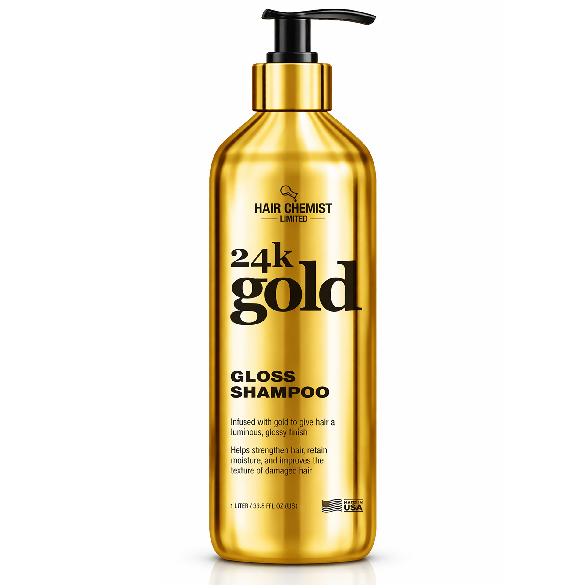 Hair Chemist 24k Gold Gloss Shampoo 33.8 Ounces
