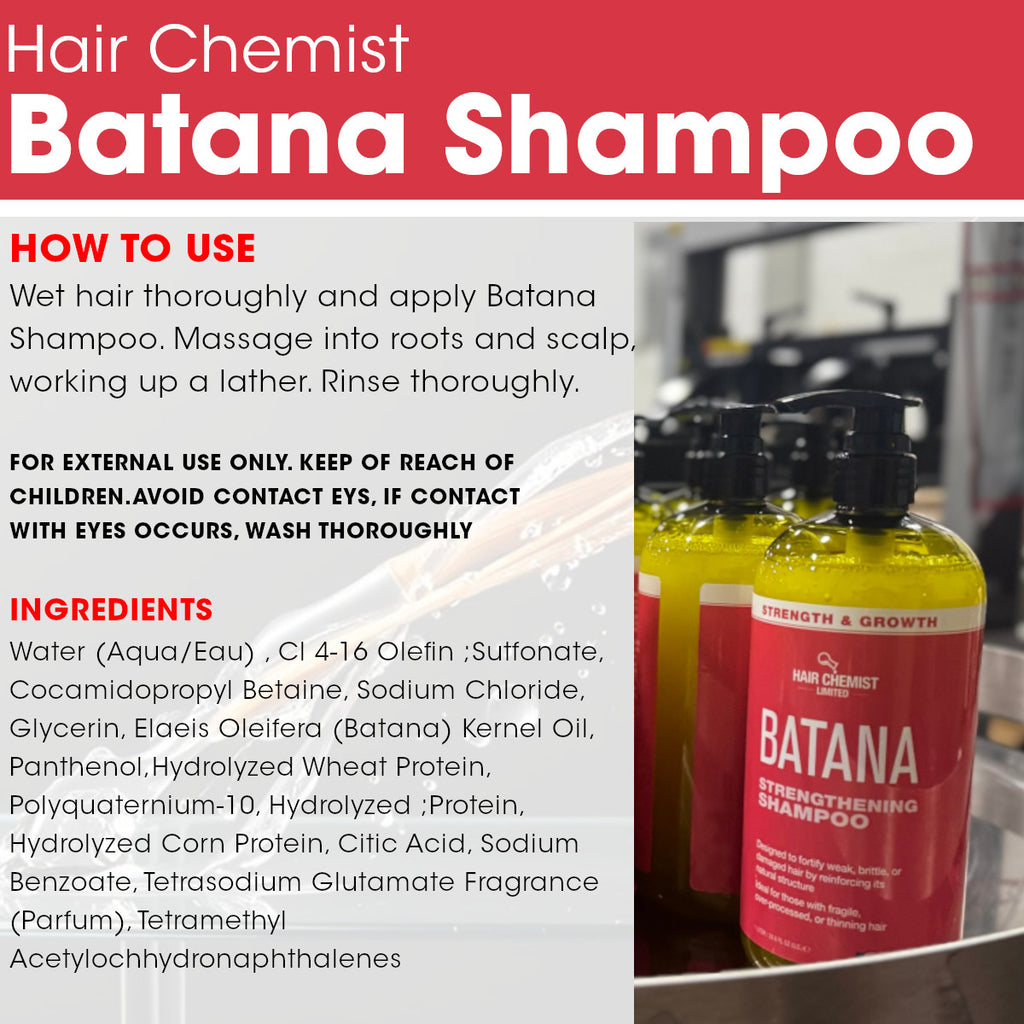 Hair Chemist Batana Strengthening Shampoo & Conditioner 33.8 oz. (2-PC SET)