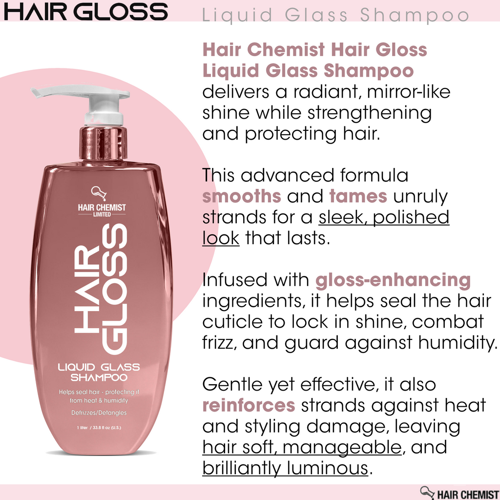 Hair Chemist Hair Gloss Liquid Glass Shampoo 33.8 oz.