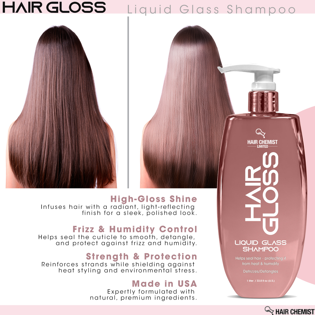 Hair Chemist Hair Gloss Liquid Glass Shampoo 33.8 oz.
