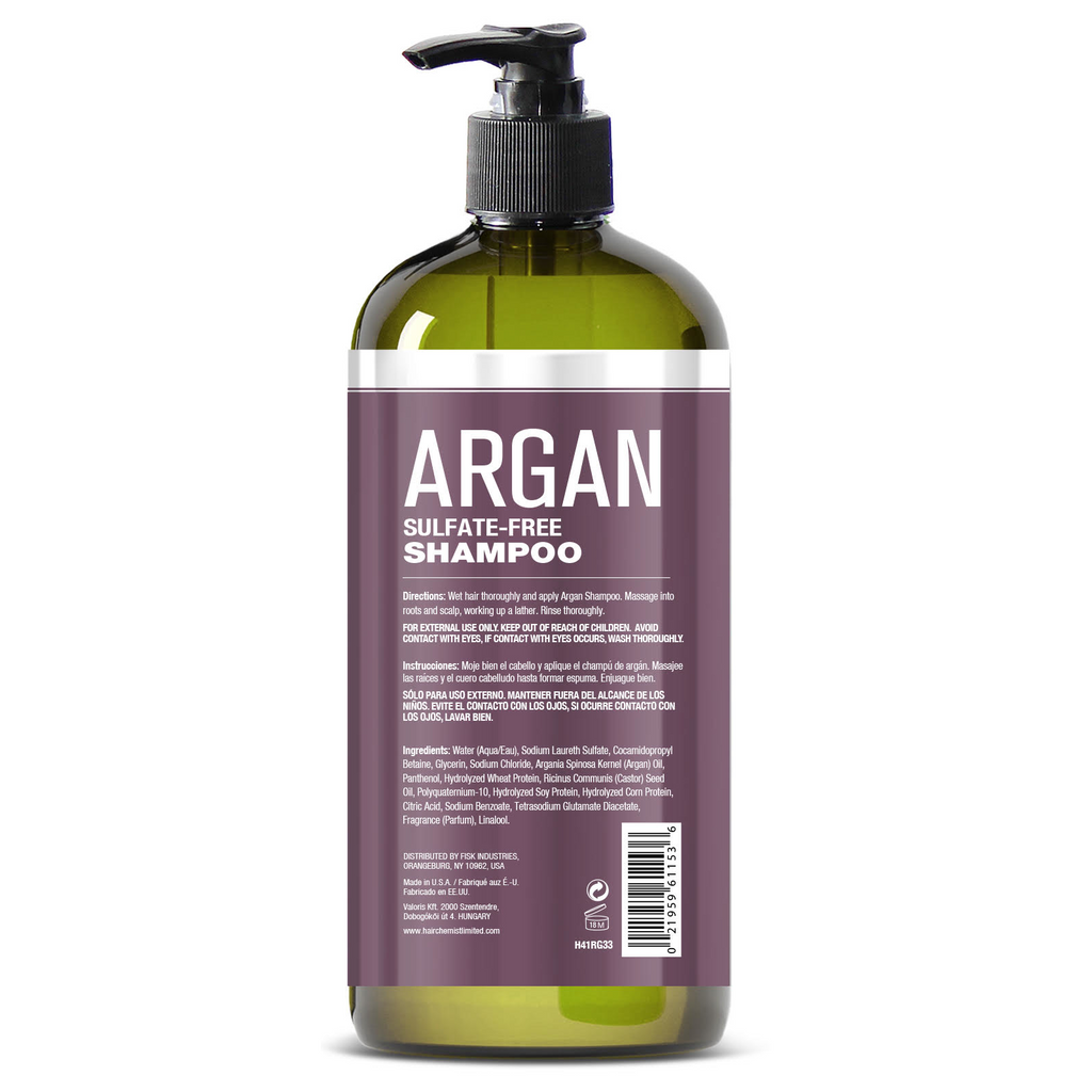 Hair Chemist Volume & Strength Sulfate-Free Argan Shampoo 33.8 oz.