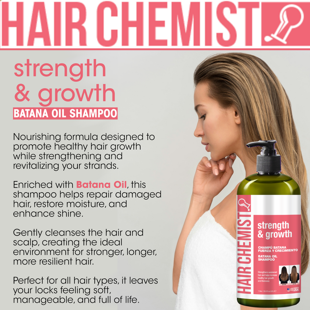 Hair Chemist Strength & Growth Batana Oil Shampoo 33.8 oz.