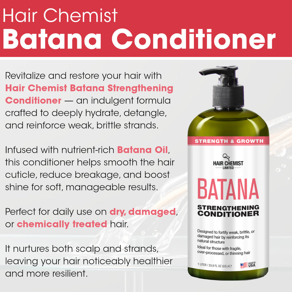Hair Chemist Batana Strengthening Conditioner 33.8 oz.