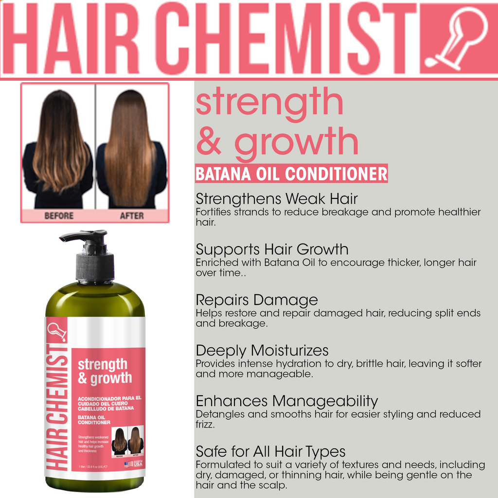 Hair Chemist Strength & Growth Batana Oil Conditioner 33.8 oz.