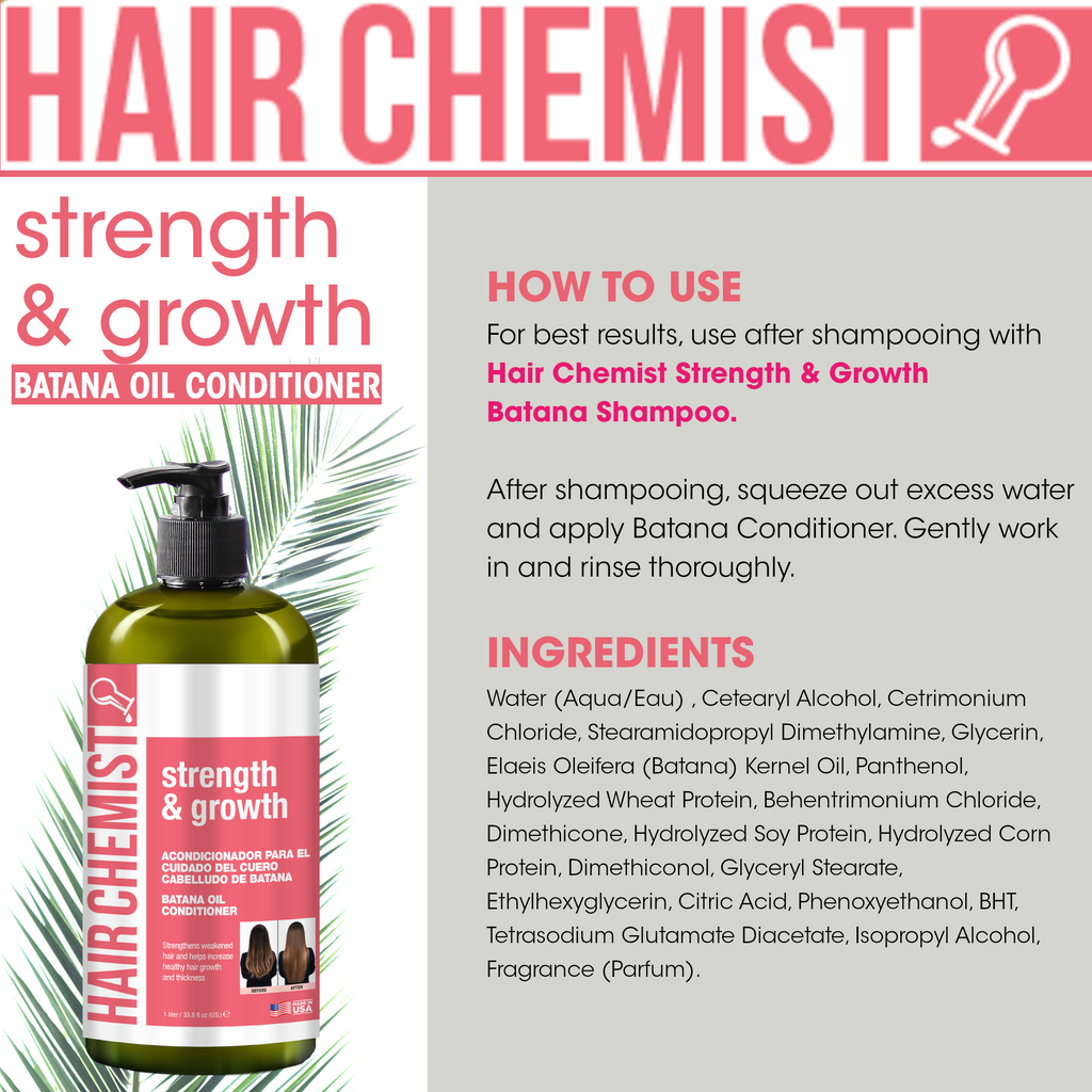 Hair Chemist Strength & Growth Batana Oil Conditioner 33.8 oz.