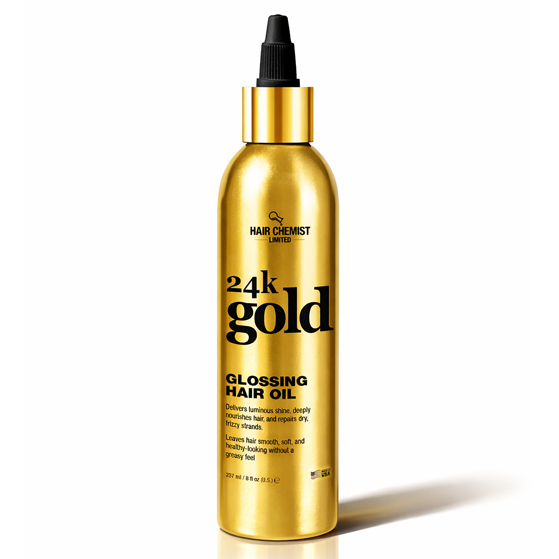 Hair Chemist 24k Gold Glossing Hair Oil 8 Ounce
