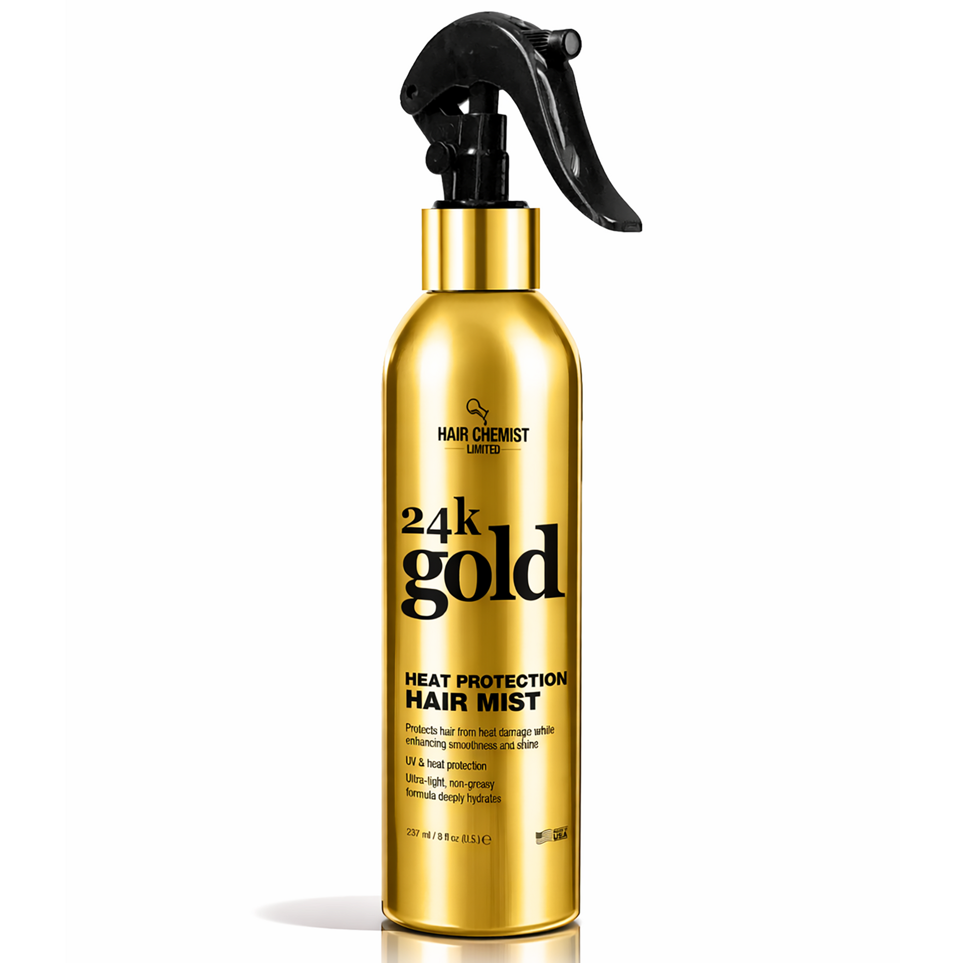 Hair Chemist 24k Gold Heat Protection Hair Mist 8 ounce