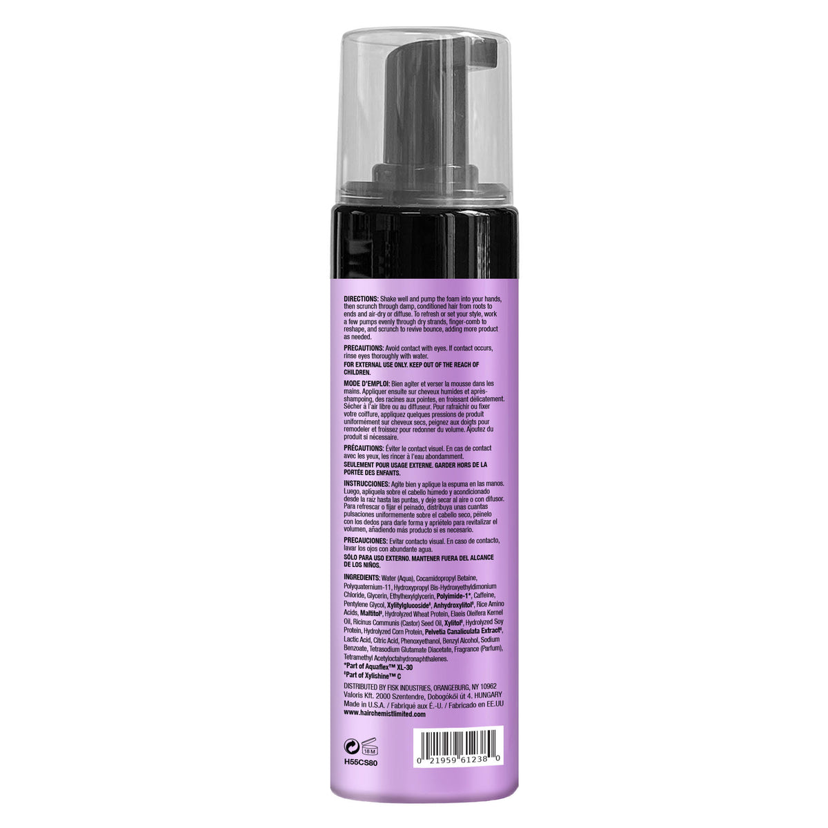 Hair Chemist PRO CURL Curl Styling Mousse 8 oz.
