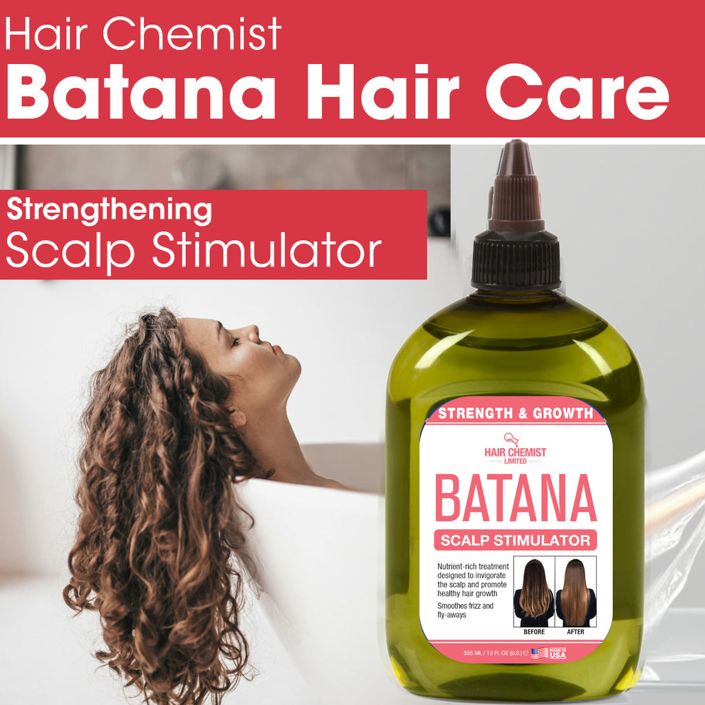 Hair Chemist Batana Strengthening Scalp Stimulator - LARGE 12 oz.