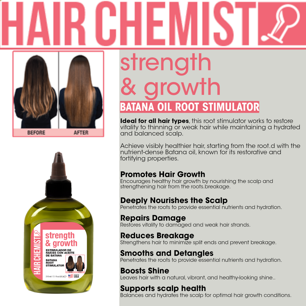 Hair Chemist Strength & Growth Batana Root Stimulator 7.1 oz.