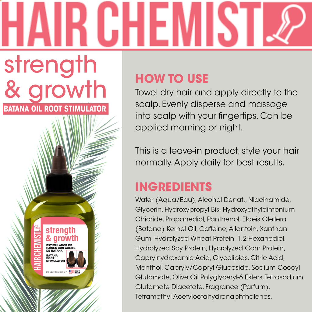 Hair Chemist Strength & Growth Batana Root Stimulator 7.1 oz.