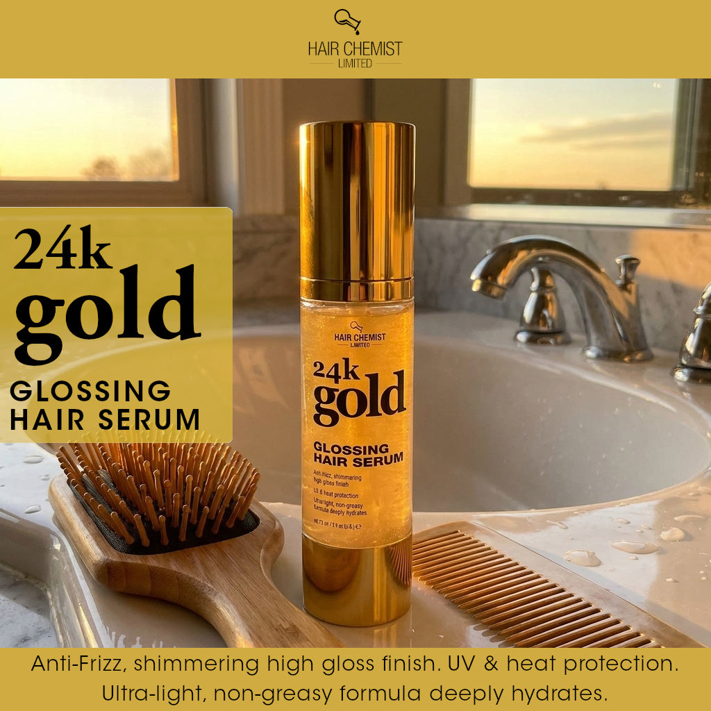フェイスクリーム HACWAS G Serum Gold Conditioner 30ml Hair Chemist 24k Gold Glossing Hair Serum 3 oz.