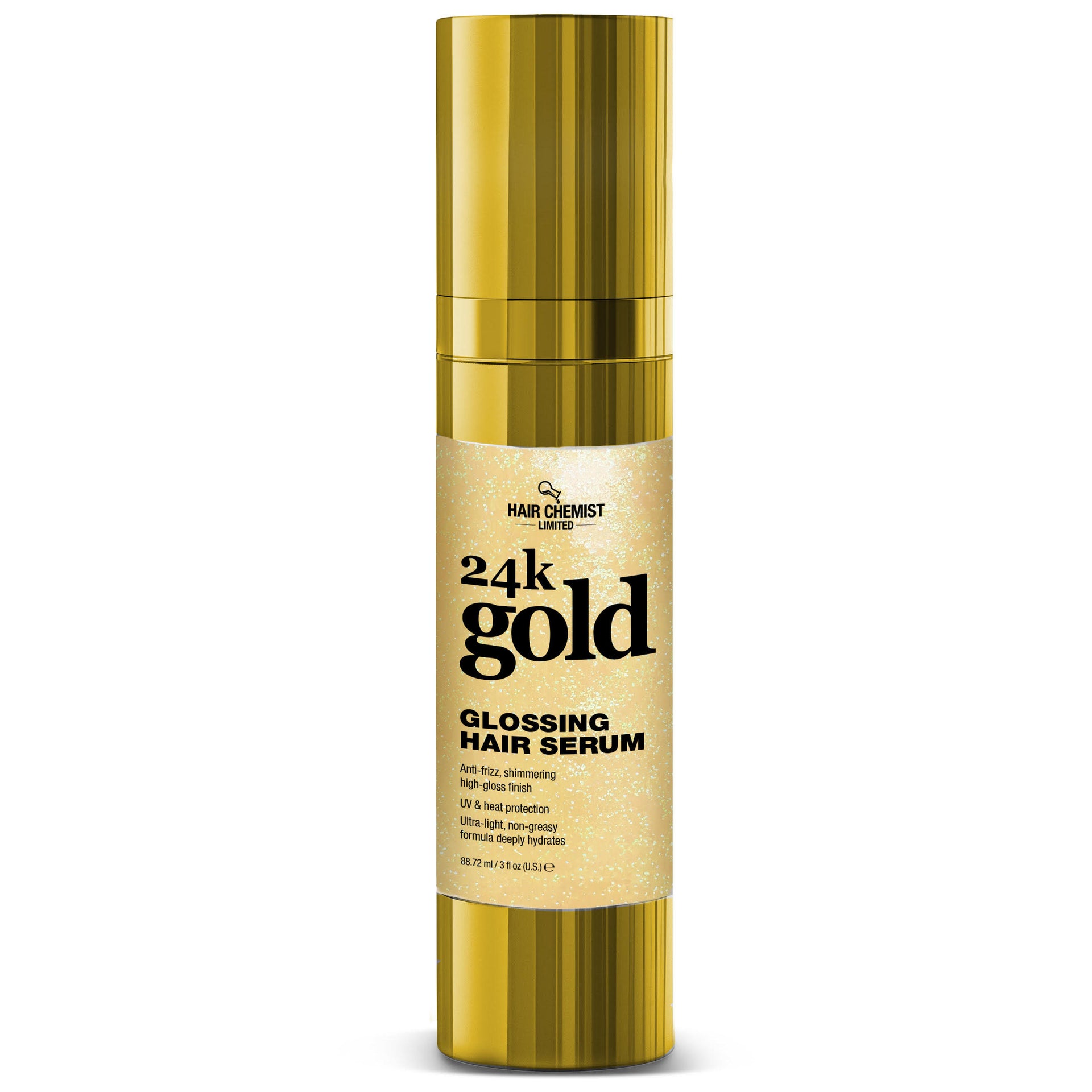 Hair Chemist 24k Gold Glossing Hair Serum 3 oz.