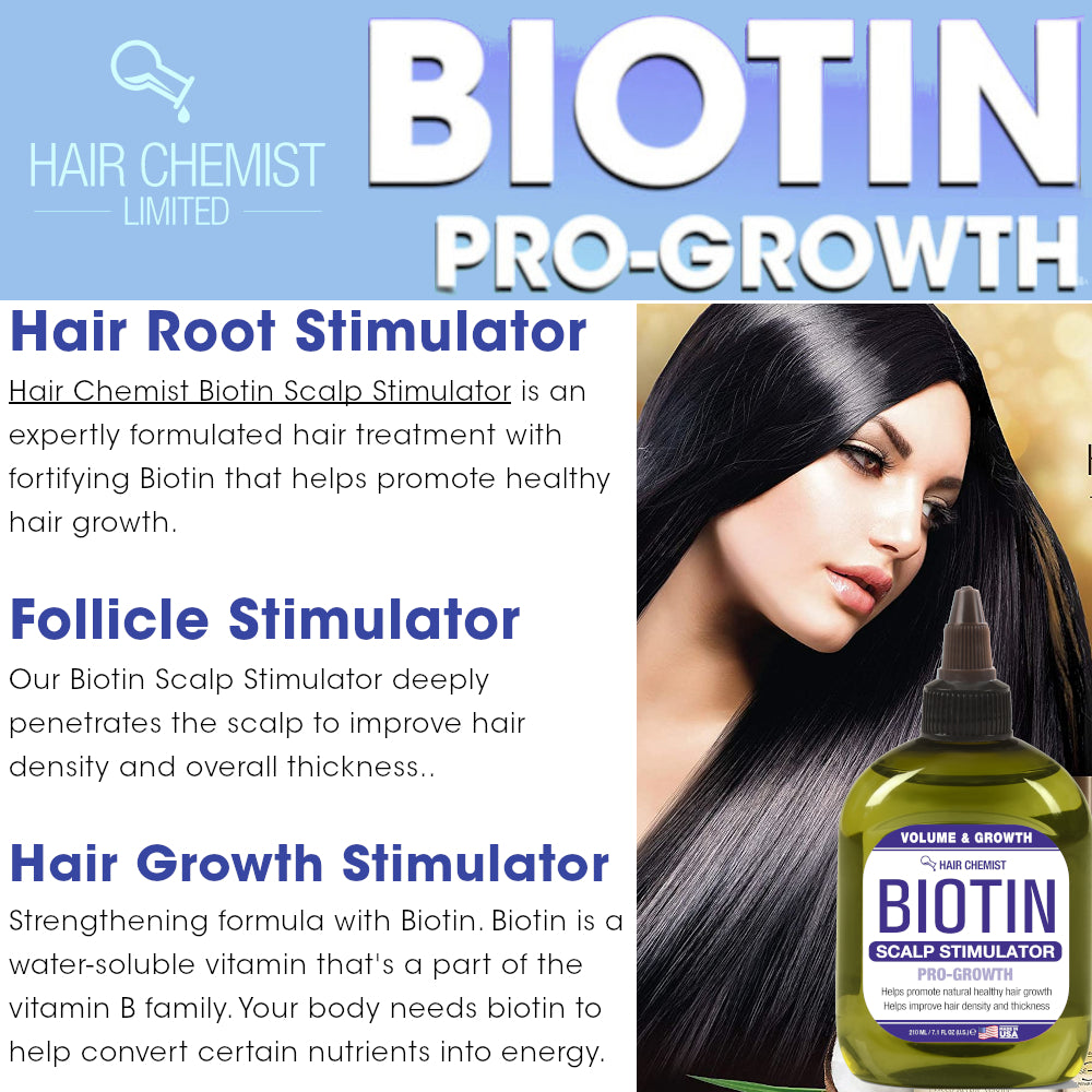 Hair Chemist Volume & Growth Biotin Pro-Growth Scalp Stimulator 7.1 oz.