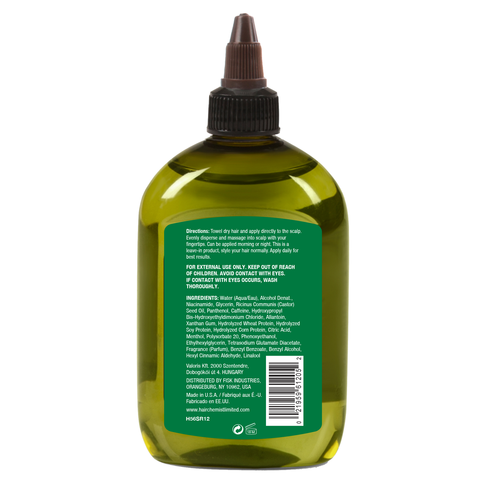 Hair Chemist Superior Growth Jamaican Black Castor Oil Scalp Stimulator - Large 12 oz.