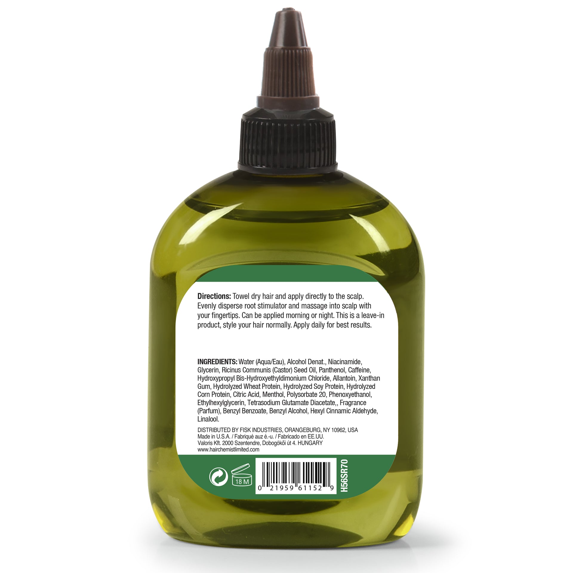 Hair Chemist Superior Growth Jamaican Black Castor Oil Scalp Stimulator 7.1 oz.