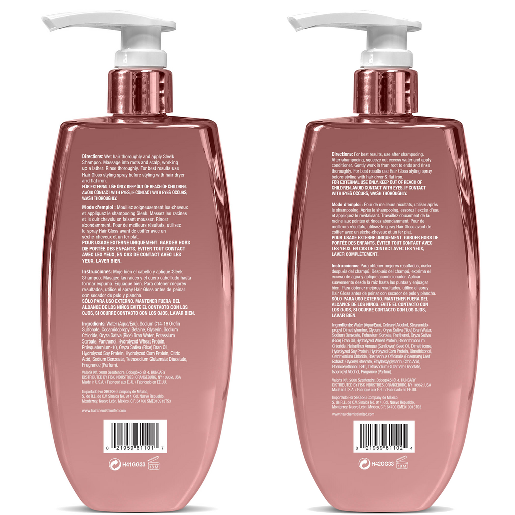 Hair Chemist Hair Gloss Liquid Glass Shampoo & Conditioner Set 33.8 Ounce (2-PC SET)