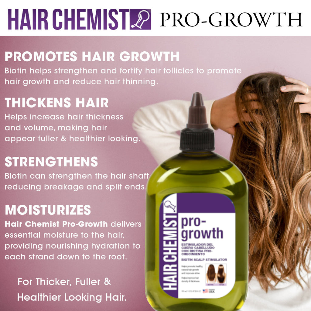 Hair Chemist Pro-Growth Scalp Stimulator with Biotin - Large 12 oz.