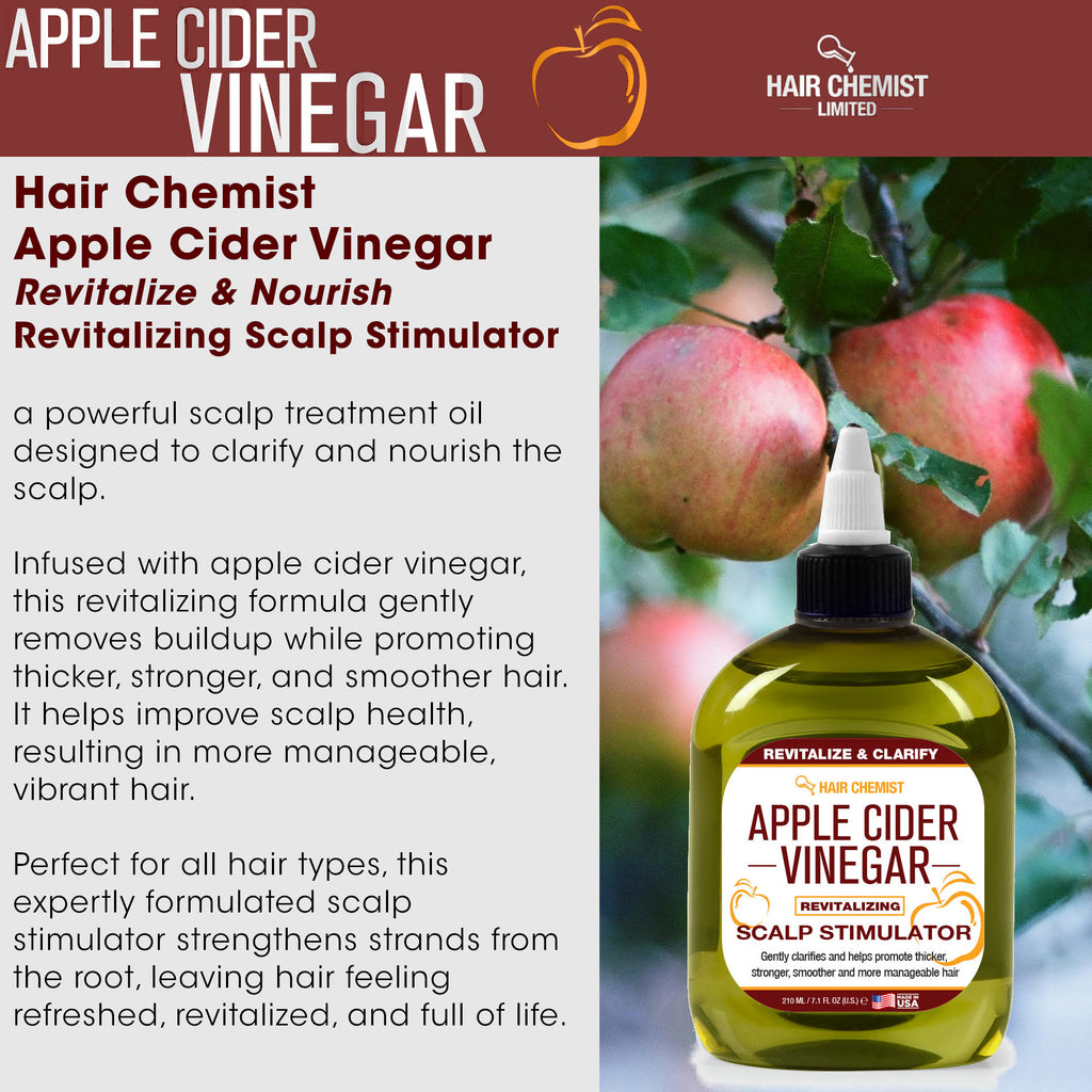 Hair Chemist Apple Cider Vinegar Revitalize & Clarify Revitalizing Scalp Stimulator 7.1 Ounce