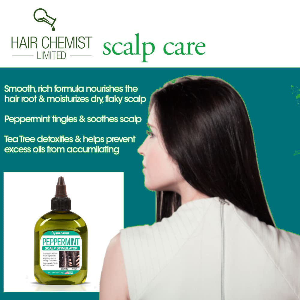 Hair Chemist Peppermint Scalp Stimulator 7.1 oz. - Scalp Leave in Mint Scalp Treatment and Scalp Moisturizer, Natural Scalp Treatment for Women & Men