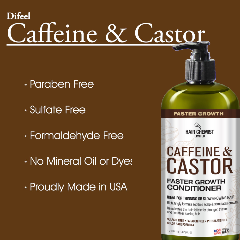 Hair Chemist Caffeine and Castor Faster Growth Conditioner 33.8 oz.