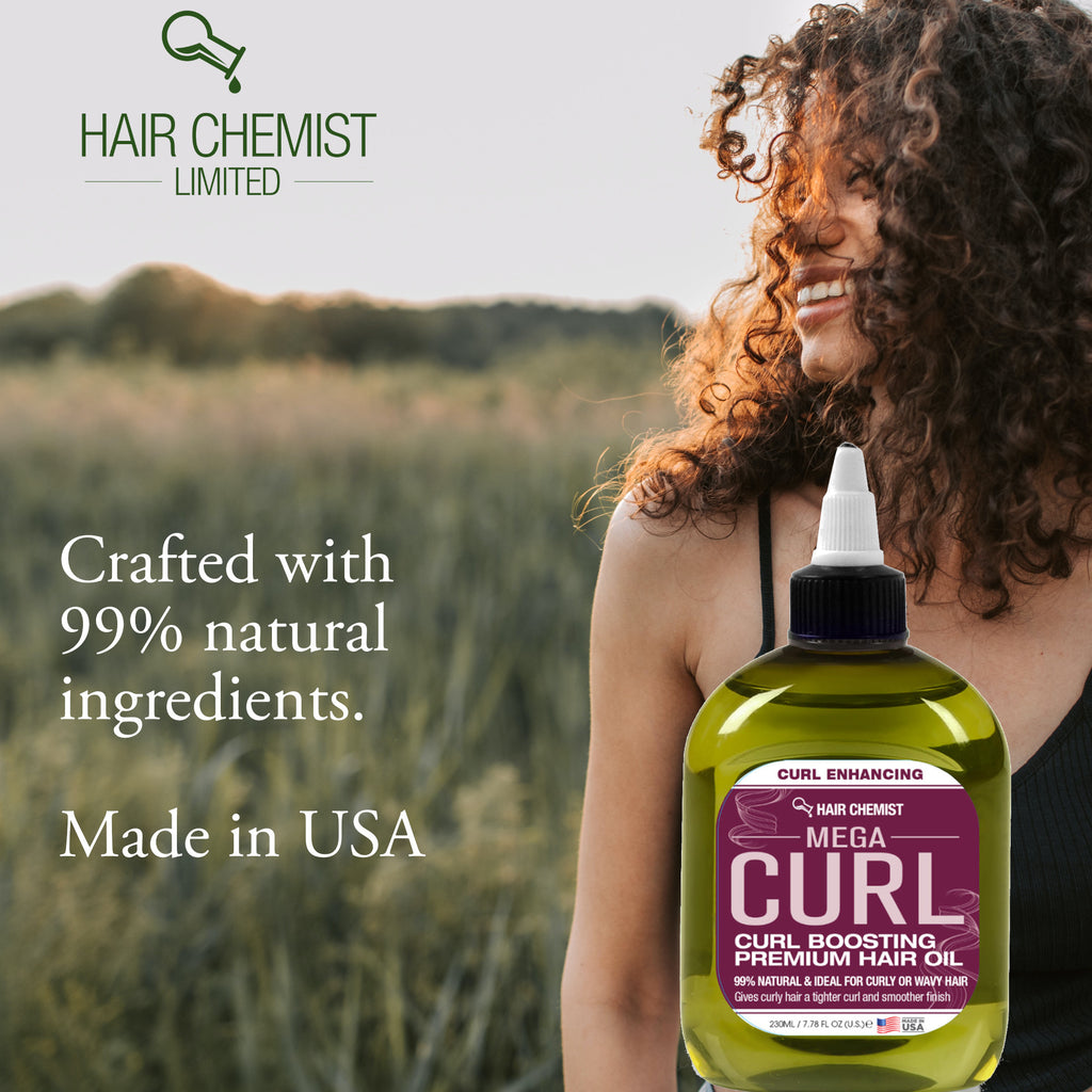 Hair Chemist Mega Curl Boosting Premium Hair Oil 7.1 oz.