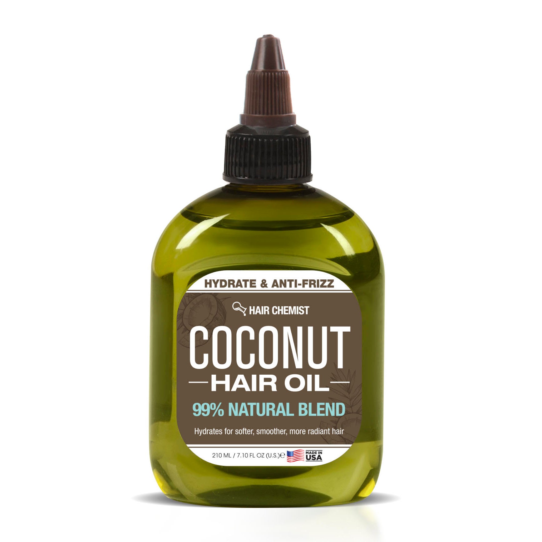 Hair Chemist 99% Natural Hair Oil - Coconut 7.1 oz. | Hair Chemist 