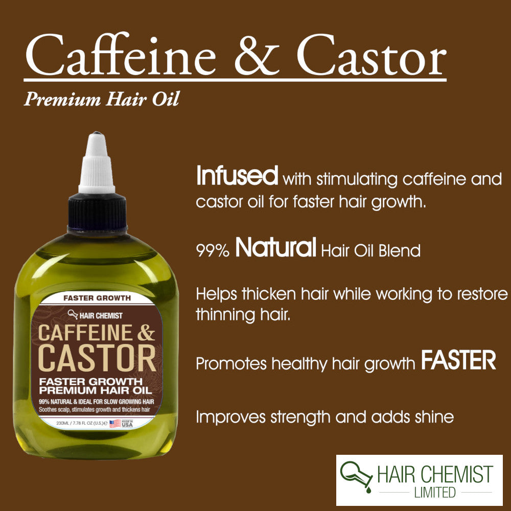 Hair Chemist Caffeine and Castor Faster Growth Hair Oil 7.1 oz.