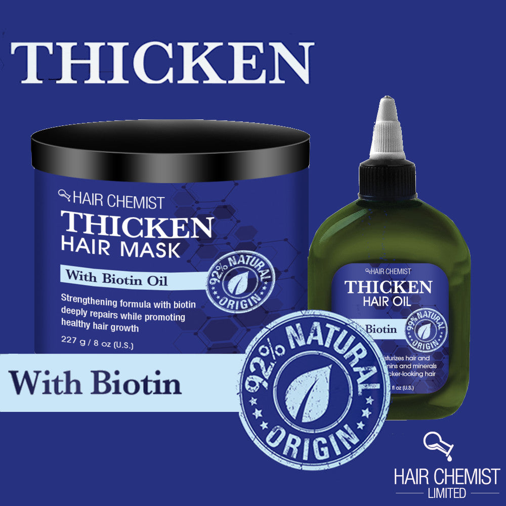 Hair Chemist Thicken Hair Mask with Biotin 3-PC Hair Care Box Set