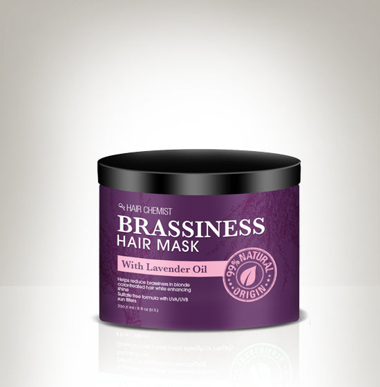 Hair Chemist Brassiness Hair Mask with Lavender Oil 8 oz.